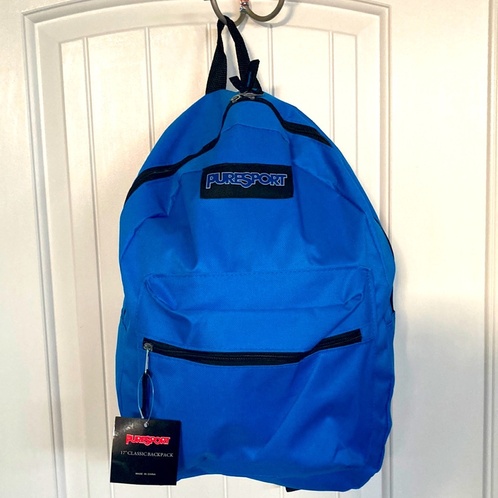 Puresport Blue Backpack NEW With Tags!!